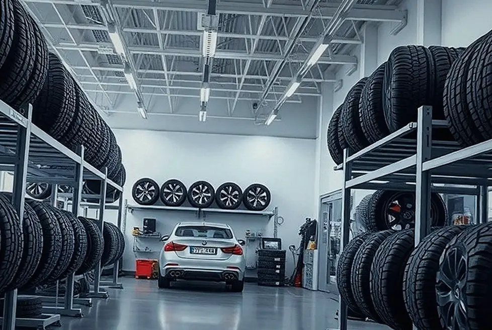 신안 벤츠 CLS450 넥센타이어렌탈 시공 전